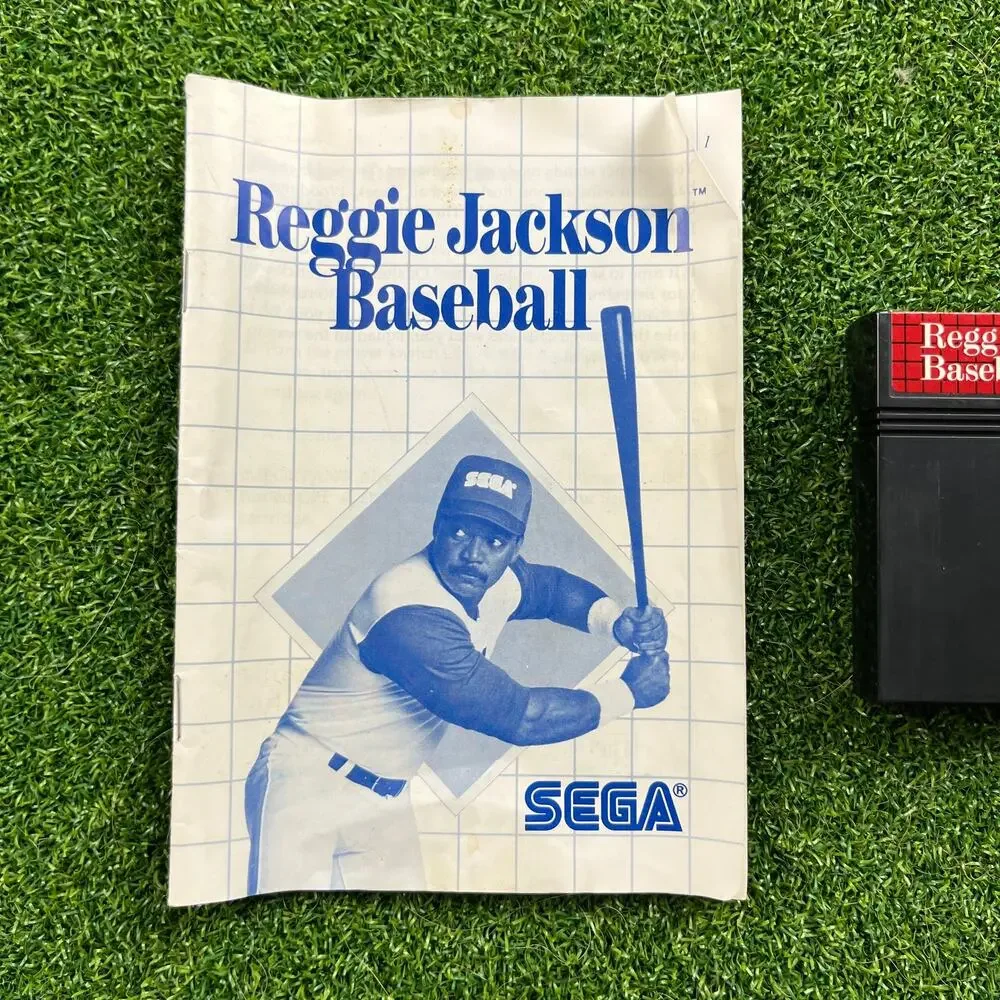 Reggie Jackson Baseball Sega Master System Rare Retro Game Sports